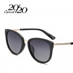20/20 Polarized sunglasses women Retro Style Metal Frame Sun Glasses Famous Lady Brand Designer Oculos Feminino 7051