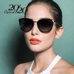 20/20 Polarized sunglasses women Retro Style Metal Frame Sun Glasses Famous Lady Brand Designer Oculos Feminino 7051