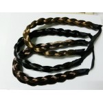 2.5cm wide New Arrival freeshipping fashion bohemian wigs braid thick wide headband popular fashion hair accessories