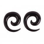2PCS Acrylic Ear Spiral Plugs Earring Gauges Punk Acrylic Taper Expander Plug Tunnel Piercings Stretcher Kits Body JewelryRing