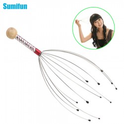 2Pcs Octopus Head Scalp Neck Equipment Stress Release Relax Massage Claw Massager Tens Pain Relief Body Massager C546