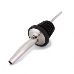 2pcs HOT Stainless steel wine Olive Oil Pourer Dispenser Spout Glass Bottle Pourer Black HQ