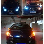 2pcs/lot New Arrival 1156 42 Led Light High Power Daytime Running Light+Turn Signal DRL Dual Mode LED Light External Lights BJ