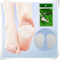 2pcs/pair feet care women high stiletto heel protector Transparent silicone insole relieve pain high heels protector