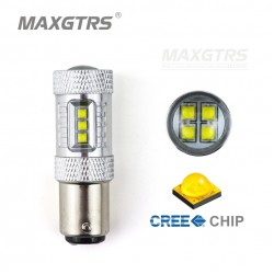 2x High Power S25 1156 BA15S 30W/50W/80W P21W CREE Chip XBD LED Car Reverse Backup Reverse Lamp Sourcing Light White/Red/Yellow