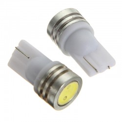 2x T10 194 168 W5W 1 SMD LED White Car Auto Side Wedge Tail Light Bulb Turn Signal Parking Marker Lamp DC12V Car Styling