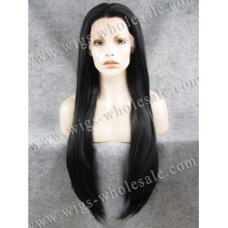 30 inch Extra Long Wig Gabor Long Hair Heavy Density Heat Resistant Synthetic Lace Front Wig