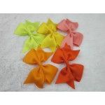 3.5 inch Grosgrain Ribbon Bows Children Hair Accessories Baby Bows Girl Hair Ribbon Bows without Clip 32pcs/lot