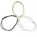 3Pcs Fashion Women Glitter Elastic Headband High Quality Bling Hairband Headband Girls Double Hair Hoop Hair Accessories