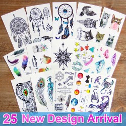 3d dream catcher sex Waterproof Temporary Tattoos dreamcatcher flash Tattoo stickers body art for women transferable fake tattoo