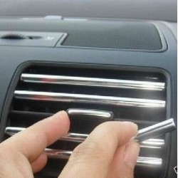 3metres x 6MM CHROME TRIM STRIP BUMPER AIR VENT GRILLE SWITCH RIM MOULDING "U" STYLE Auto decoration Car styling Free Shipping