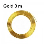 3metres x 6MM CHROME TRIM STRIP BUMPER AIR VENT GRILLE SWITCH RIM MOULDING "U" STYLE Auto decoration Car styling Free Shipping