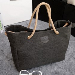 4 Colors Big Bags For Women 2017 New Canvas Handbags Solid Clutch Shoulder Bag Large Lady Tote Bolsas Femininas With Zipper