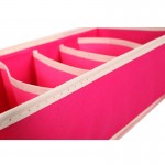 4 pcs/Set Foldable Divider Storage Bra Box Non-woven Fabric Folding Cases Necktie Socks Underwear Clothing Organizer Container