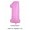 Pink number ballon 13 -$0.38