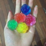 49pcs/lot Spherical 10-12mm Soft Crystal Soil Mud Growing Water Balls Kid Toy Hydrogel Gel Home Decoration Water Beads NT003