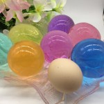 49pcs/lot Spherical 10-12mm Soft Crystal Soil Mud Growing Water Balls Kid Toy Hydrogel Gel Home Decoration Water Beads NT003