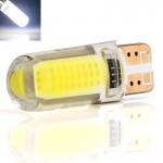 4x New Car LED T10 194 W5W COB+Silicone shell LED Lights Car Side Wedge Light Lamp Bulb White/Blue/Red/Pink Car-styling
