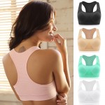 5 Color/ 3 size Professional Absorb Sweat Top Aerobics Vest Tanks , Women Seamless Padded Sportes Bra Crop Top M L XL