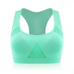 5 Color/ 3 size Professional Absorb Sweat Top Aerobics Vest Tanks , Women Seamless Padded Sportes Bra Crop Top M L XL