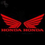 5 Colors Available brand motorcycle sticker for honda wind logo colorful motorbike decal motocross stickers car styling covers