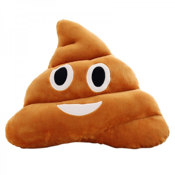 5 Types Mini Emoji Pillow Cushion Poop Shape Pillow Doll Toy Throw Pillow Amusing emotion Poo Cushion almofadas H1