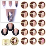 #50951 2017 newest CANNI 15ml 25 colors semi color solid stransparent color extend uv camouflage hard jelly builder stand gels