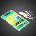 50Pcs 4.5*37mm Multi-Color Fishing Float Fluorescent Lightstick Light Night Float Rod Lights Dark Glow Stick for Fishing/Party