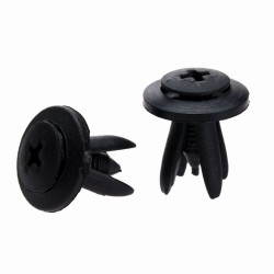 50Pcs Auto Plastic Bumper Fastener Rivet Retainer Push Type Engine Cover Fasteners Fender Car Door Trim Panel Clip For Toyota