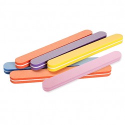 5PCS High Quality Nail File Buffer Sanding Washable Manicure Tool Nail Art Polish Sandpaper Strip Bar Set Polishing File Tool