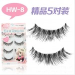 5Pair/Lot Crisscross False Eyelashes Fake Lashes Voluminous Natural False Eyelash Extension Cilios Posticos Make Up Wimpers