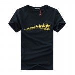 5XL 2016 New Fashion Design T Shirt Men 100% Cotton Printed Camel Slim O-neck T Shirt For Men 5 Colors Hot Sale