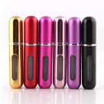 5ml Travel Mini Refillable Portable Empty Atomizer Perfume Bottles Scent Pump Spray Case parfum airless pump cosmetic containers