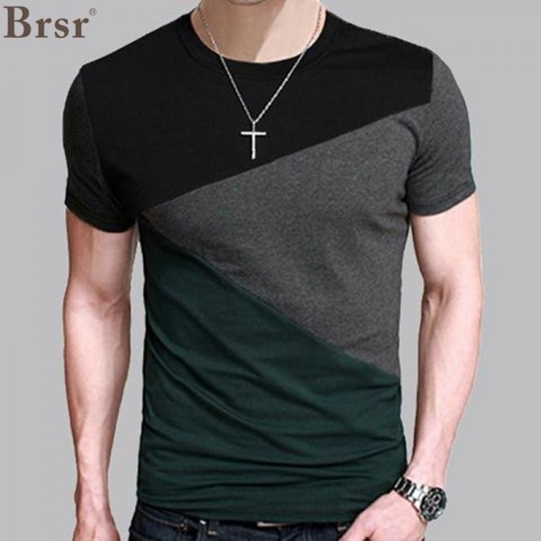 6 Designs Mens T Shirt Slim Fit Crew Neck T-shirt Men Short Sleeve Shirt Casual tshirt Tee Tops Mens Short Shirt Size M-5XL