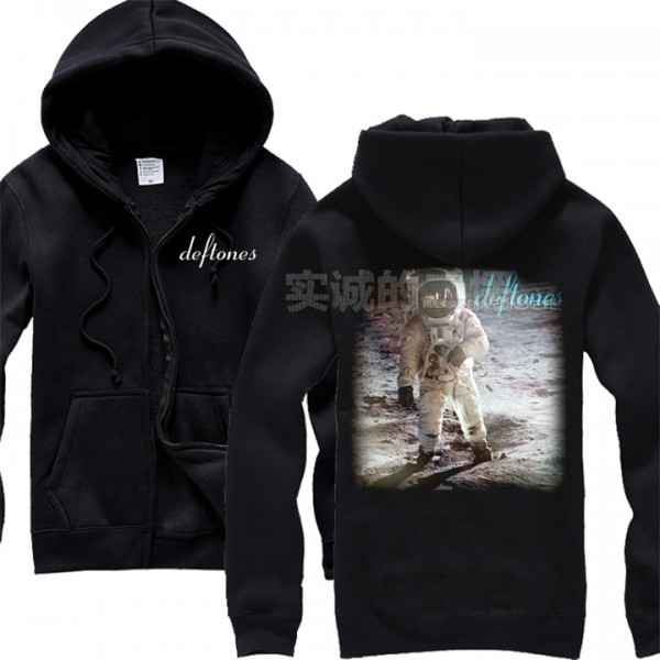 6 designs supper Cool Deftones tracksuit Rap Cute Cat Band Cotton Rock hoodies Skull spaceman punk metal zipper Sweatshirt