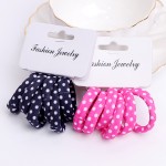 6PCS/Pack New Korean Cotton Print Hair Ropes Leopard High Elastic Headband Elegance Hair Bands For Women Girls Hair Accessories