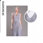 6XL plus size elegant women maxi dress2017 summer sleeveless v-neck sexy evening party club long big swing dresses vestidos robe