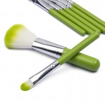 7 pcs Makeup Brushes Protable Cosmetic Brush Sets Fruit Green Make Up Brush Tools Suit H2
