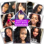7A Brazilian Virgin Hair Body Wave 4 bundles Products Brazilian Human Hair Weave Cheap Brazilian Body Wave Virgin Hair
