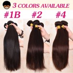 7A Peruvian Virgin Hair Straight 4Bundles Peruvian Straight Virgin Hair 100% Human Hair Soft Peruvian Straight Hair