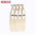 7A Quality  613 Blonde Virgin Hair Straight 4 Bundles Blonde Brazilian Hair Platinum Blonde Virgin Hair Human Hair Extensions