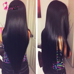 7a 3pcs Peruvian Straight Virgin Hair with Closure Straight Lace Closure with Bundles Queen Hair Products with Closure Bundle