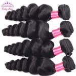 7a Brazilian Virgin Hair Loose Wave 3 Bundles Brazilian Loose Wave Hair Unprocessed Human Hair Brazillian Hair Weave Bundles