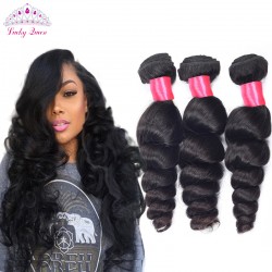 7a Brazilian Virgin Hair Loose Wave 3 Bundles Brazilian Loose Wave Hair Unprocessed Human Hair Brazillian Hair Weave Bundles