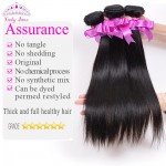 7a Brazilian Virgin Hair Straight 3pcs/lot Brazilian Straight Hair  Human Hair Weaves Unprocessed Brazilian Hair Weave Bundles