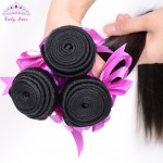 7a Brazilian Virgin Hair Straight 3pcs/lot Brazilian Straight Hair  Human Hair Weaves Unprocessed Brazilian Hair Weave Bundles