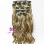 7pcs/set Clip In Hair Extension 22inch Long Curly Wavy Fake Hair Pieces 16 Clip In False Hair Extensions Cheap Hairpiece B40