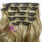 7pcs/set Clip In Hair Extension 22inch Long Curly Wavy Fake Hair Pieces 16 Clip In False Hair Extensions Cheap Hairpiece B40