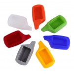 8 color Russian version B9 case silicone case for Starline B9 lcd two way car alarm system remote controller  /FM Transmitter