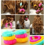 8 pcs/set New Hair Styling Roller Hairdress Magic Bendy Curler Spiral Curls DIY Tool Small size 6.5 cm Hair Accessories